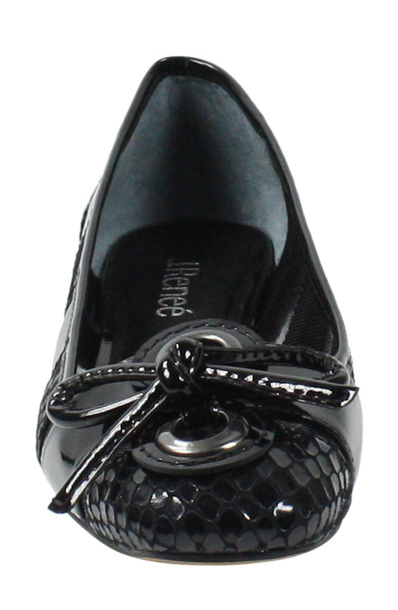 'Edie' Skimmer Flat, Alternate, color, BLACK SNAKE PRINT MULTI
