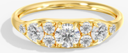 Everlee Round Mosaic Lab Diamond Fashion Ring in 14K