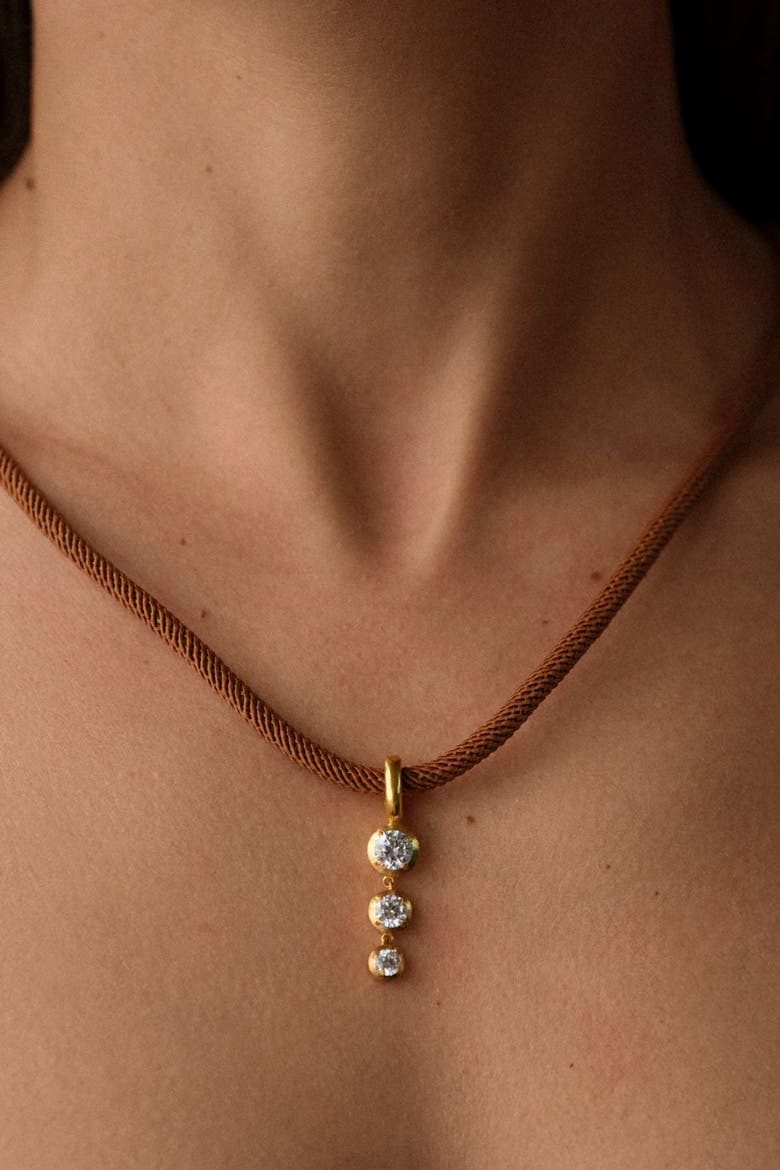 Bella Daily Rope Necklace, Alternate, color, Mocha-White