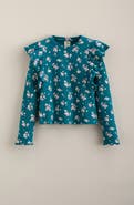 Tucker + Tate Kids' Ruffle Sleeve Rib Top