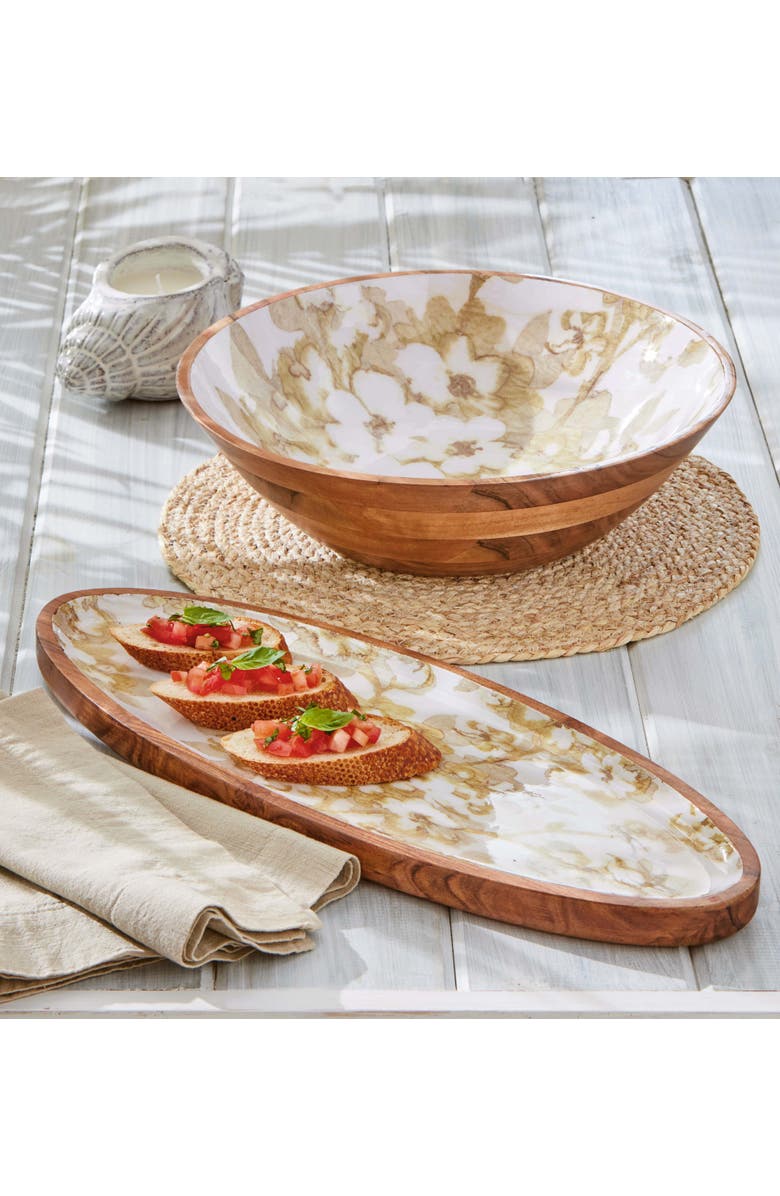 tag Magnolia Large Oval Serving Platter Perfect for Entertaining, Alternate, color, 