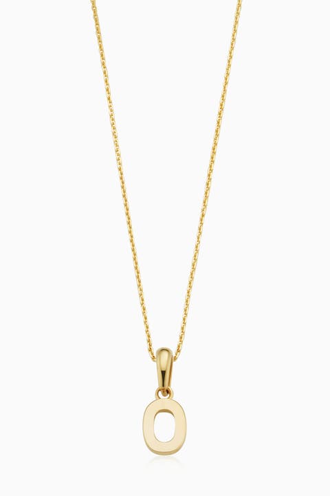 14K Gold My Number Pendant Necklace