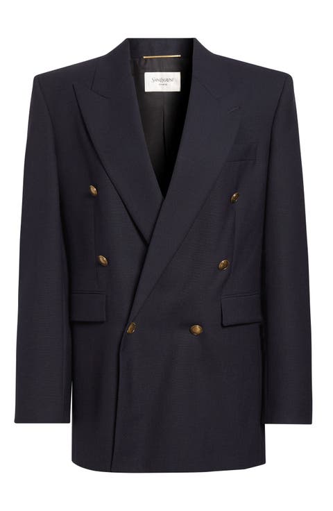 Double Breasted Wool Blazer