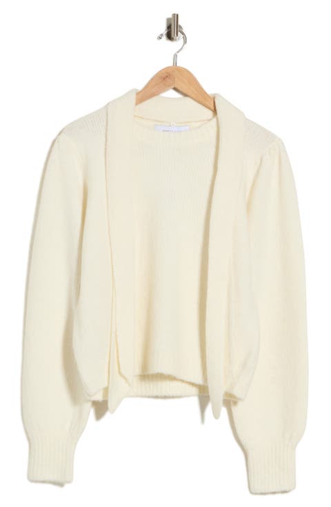 Leilani Crewneck Sweater & Scarf Set