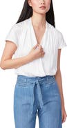 PAIGE Dijon Surplice Bodysuit