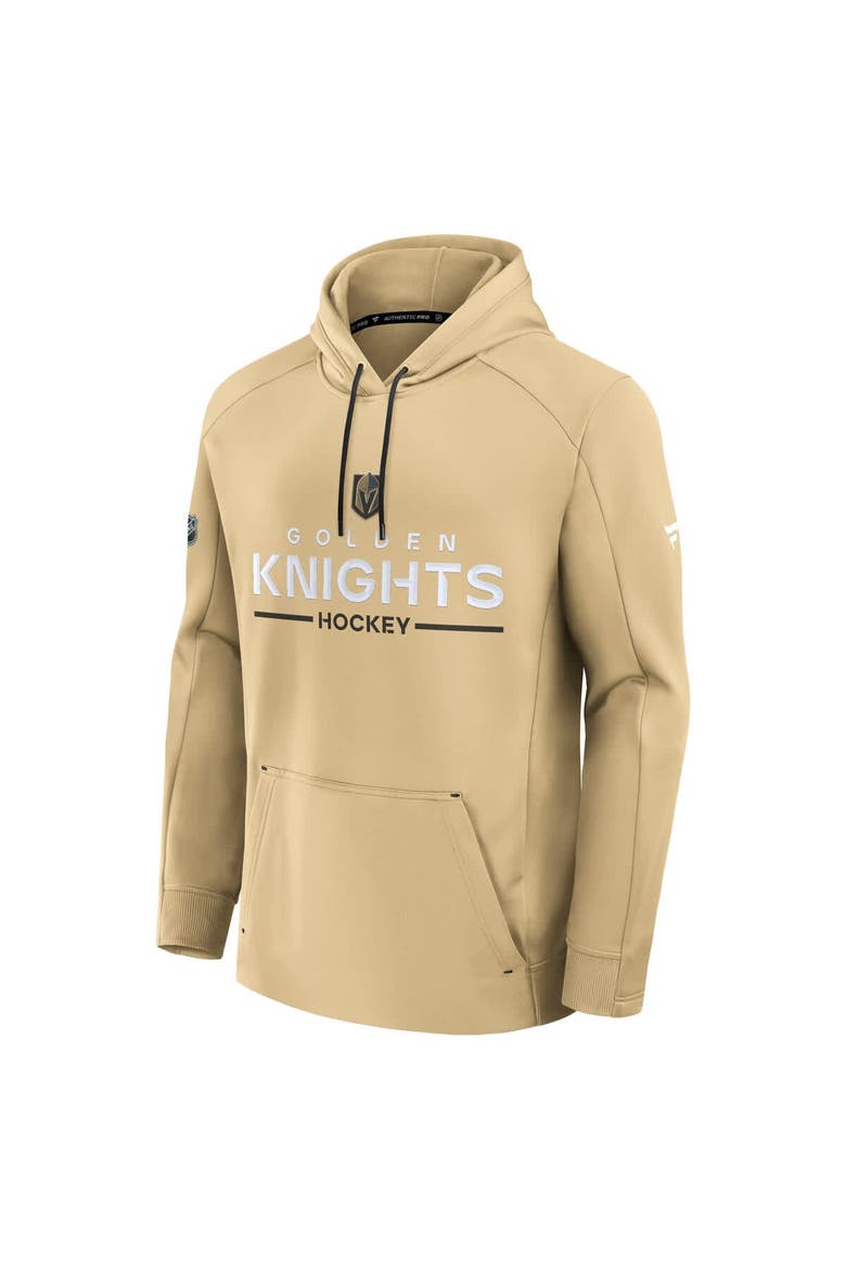 Men's Fanatics Gold Vegas Golden Knights Authentic Pro Rink Hoodie, Alternate, color, Gold