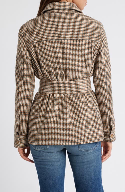 Shop Caslon ® Plaid Belted Jacket