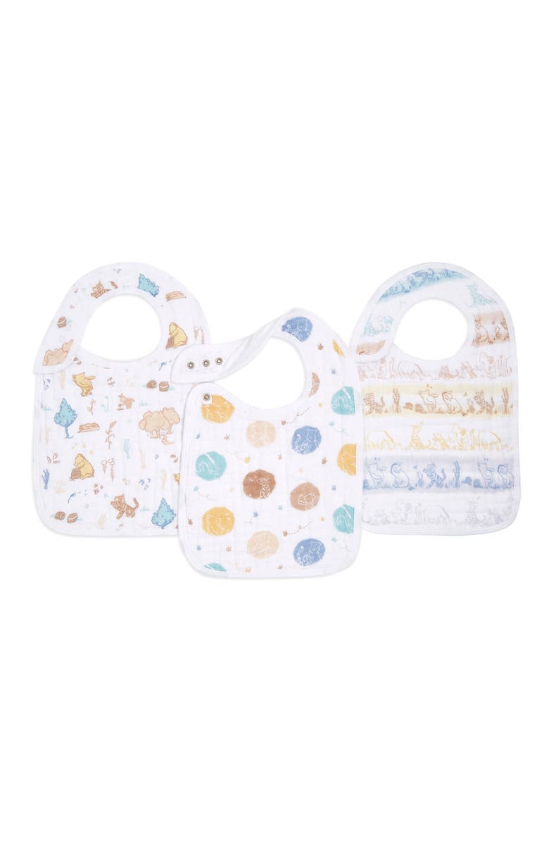 aden + anais 3-Pack Classic Snap Bib, Main, color,