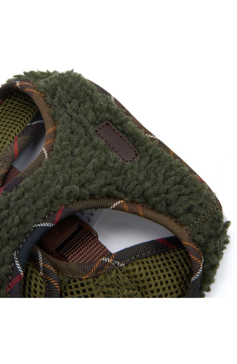 Barbour Fleece Dog Harness, Alternate, color, Olive