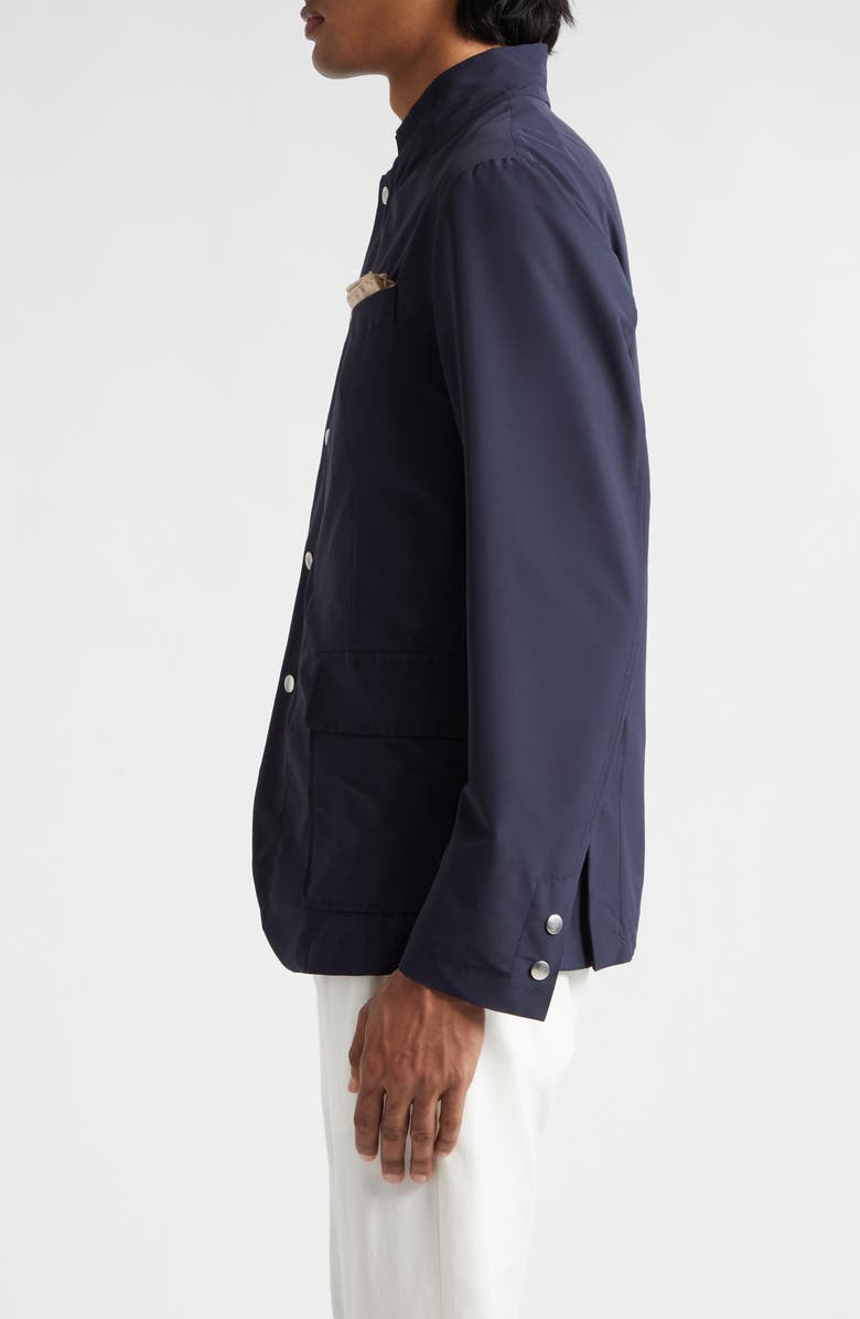 Eleventy Stand Collar Wool Blend Jacket, Alternate, color, 