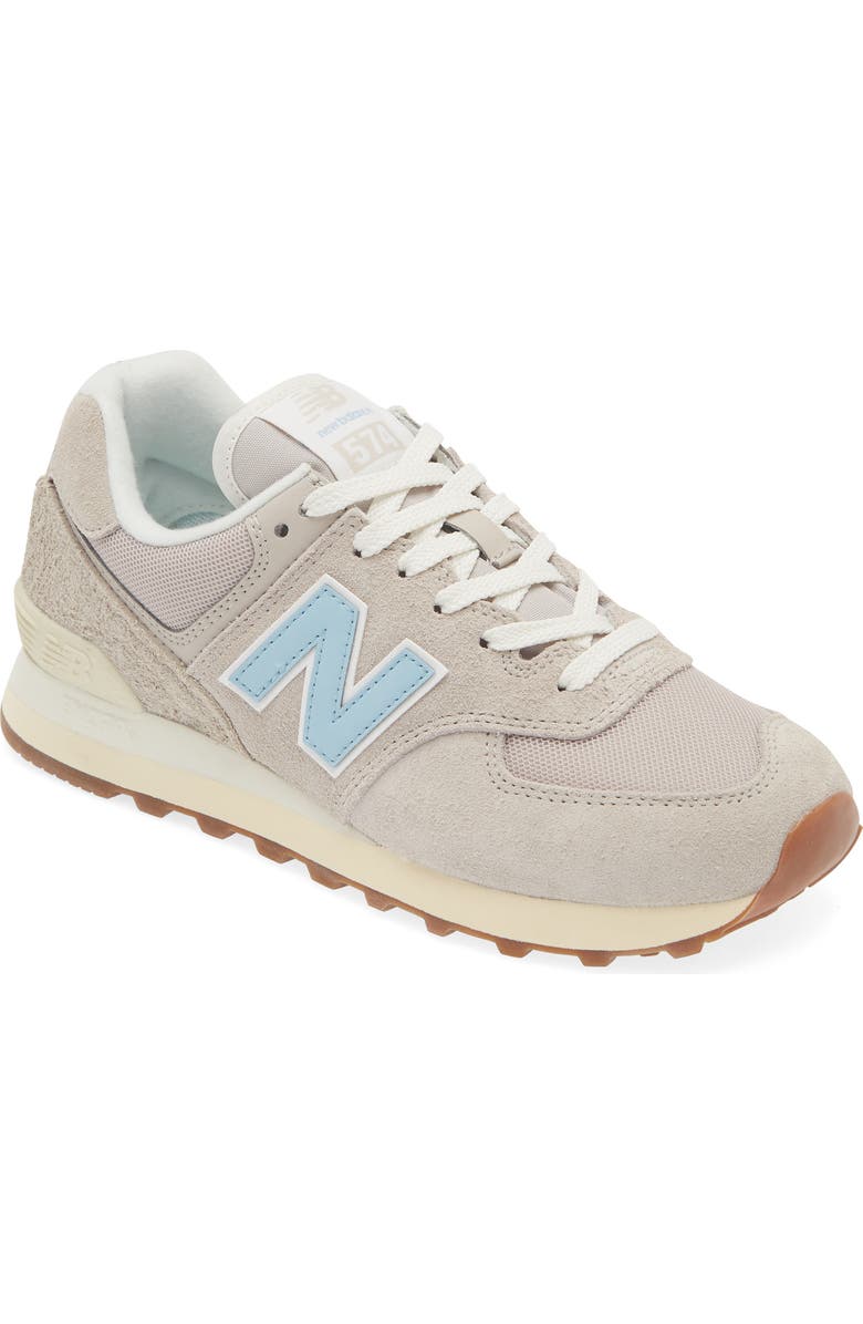 New Balance 574 Sneaker, Main, color, Moonrock/ Chrome Blue