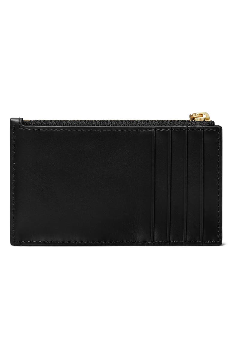 Tory Burch Kira Charm Diamond Quilted Leather Card Holder, Alternate, color, 