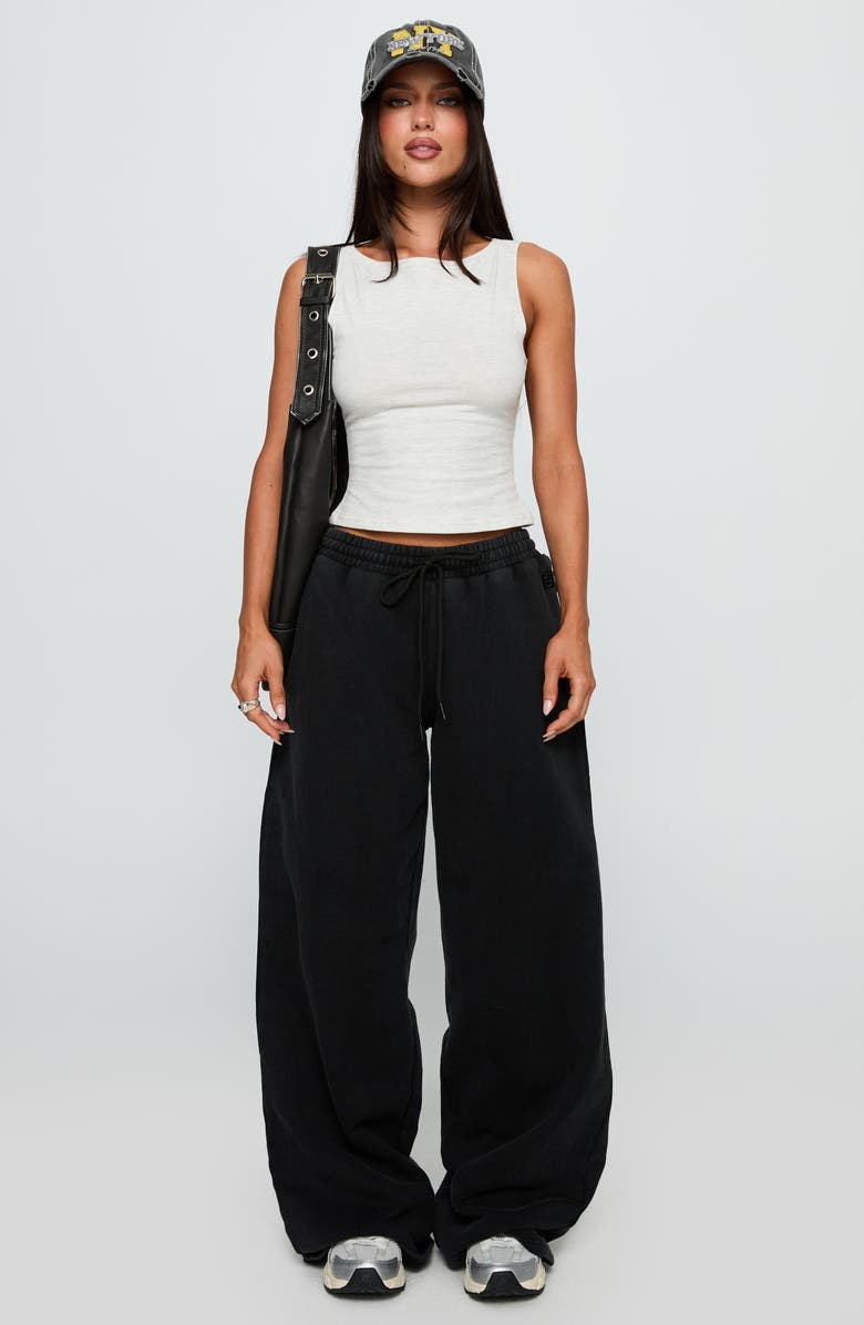 Princess Polly Bleeker Marl Sleeveless Top, Alternate, color, Grey Marle