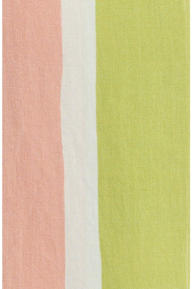 Stripe Cotton Short Robe, Alternate, color, PAINTED STRIPE