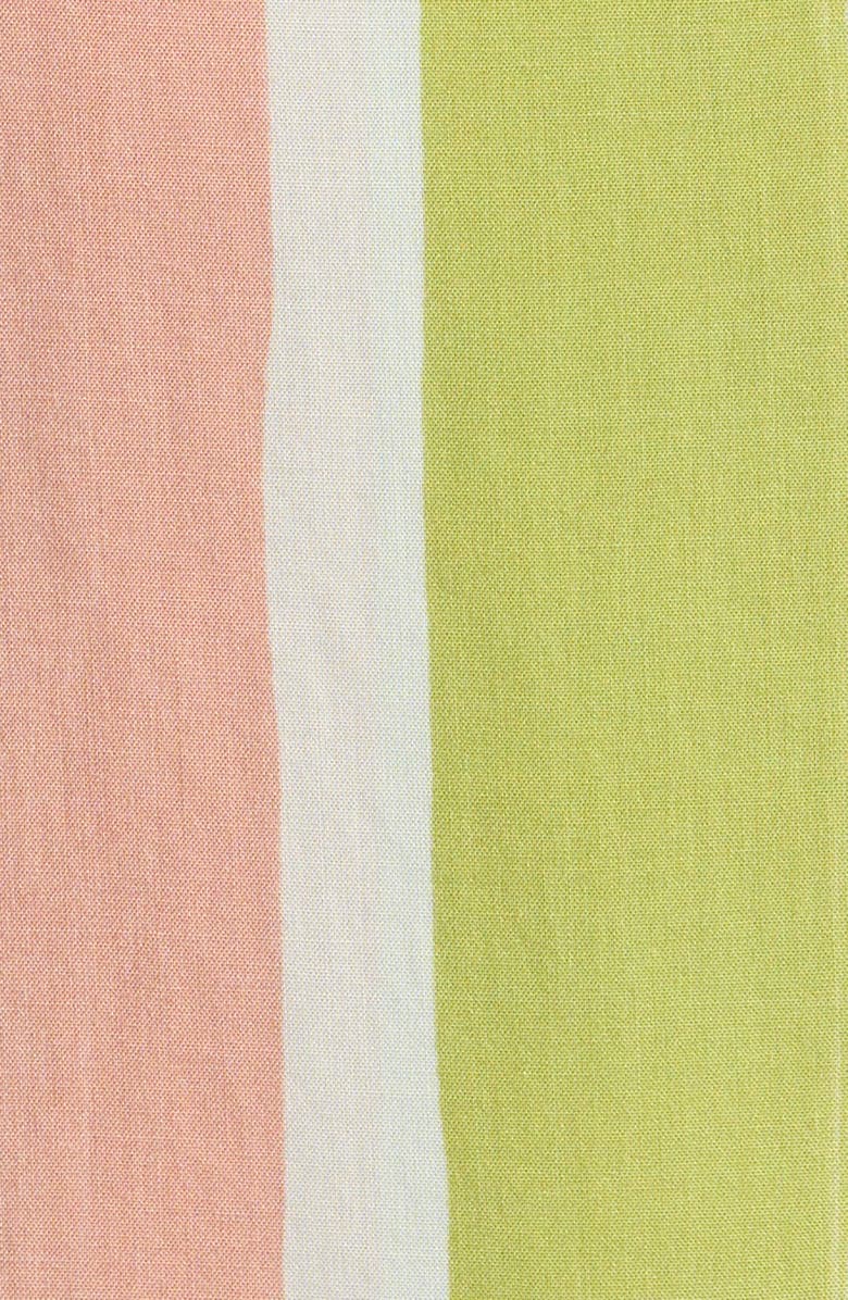 KILO BRAVA Stripe Cotton Short Robe, Alternate, color, 