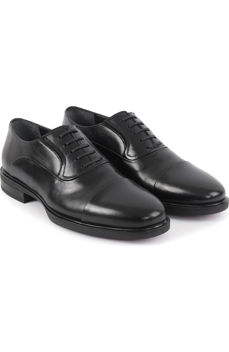 VELLAPAIS Babuino Cap Toe Oxford, Alternate, color, Black