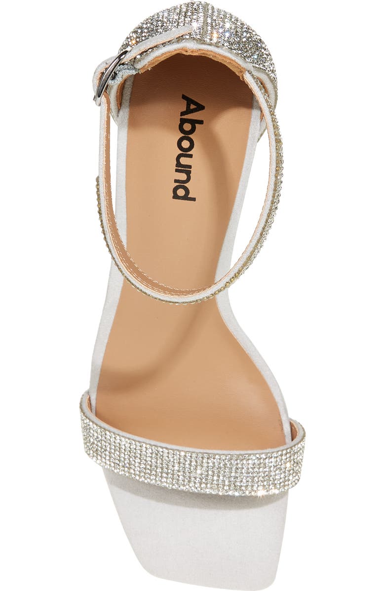 Abound Finn Rhinestone Sandal, Alternate, color, Silver Stone