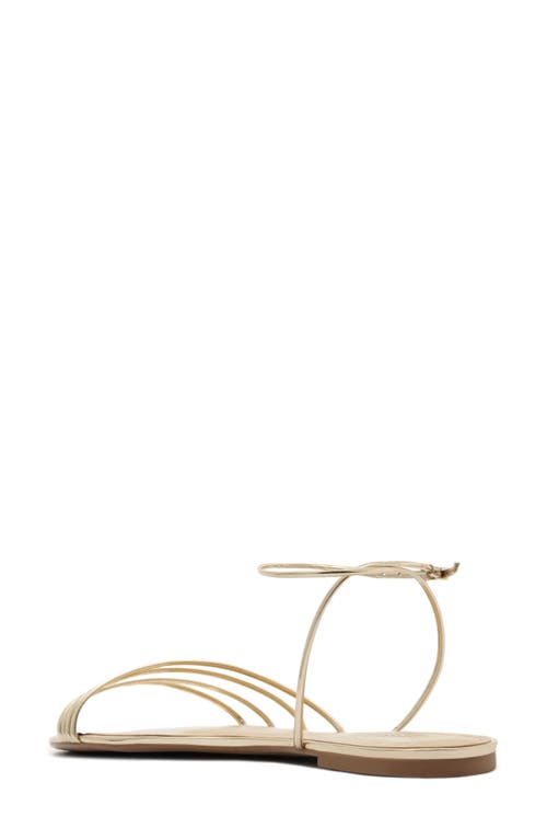 Schutz Inez Ankle Strap Sandal In Silver