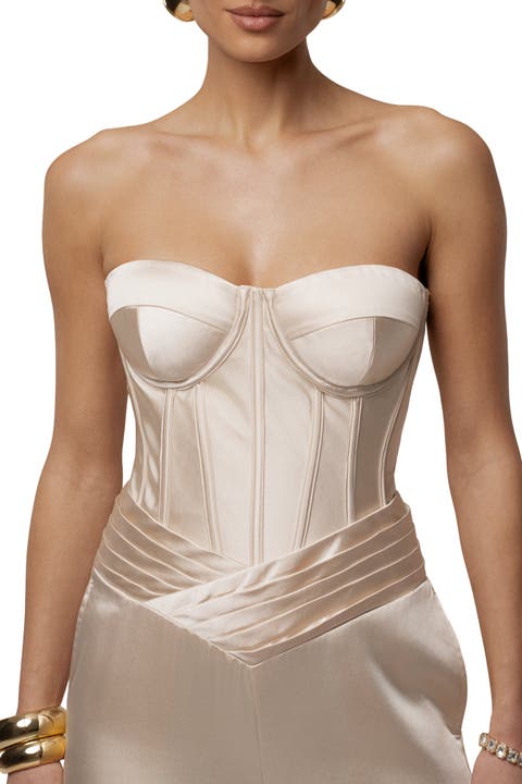 Adore Me Satin Corset
