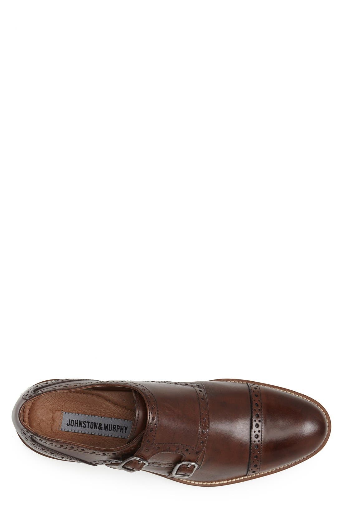 Johnston & Murphy Conard Double Monk Strap Slip-On, Alternate, color, 