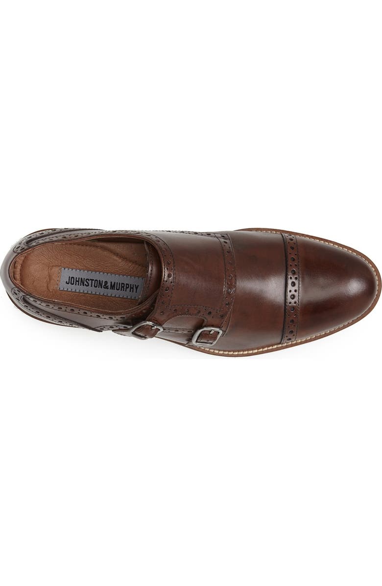 Johnston & Murphy Conard Double Monk Strap Slip-On, Alternate, color,