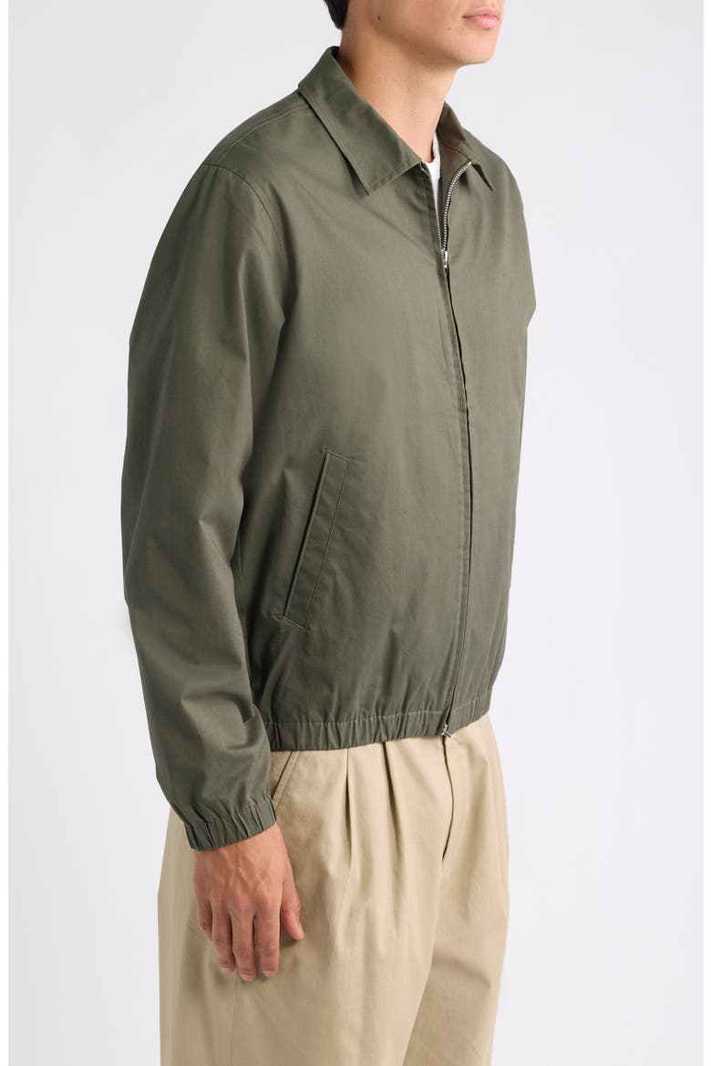 Harrington Cotton Jacket, Alternate, color, DKGRN