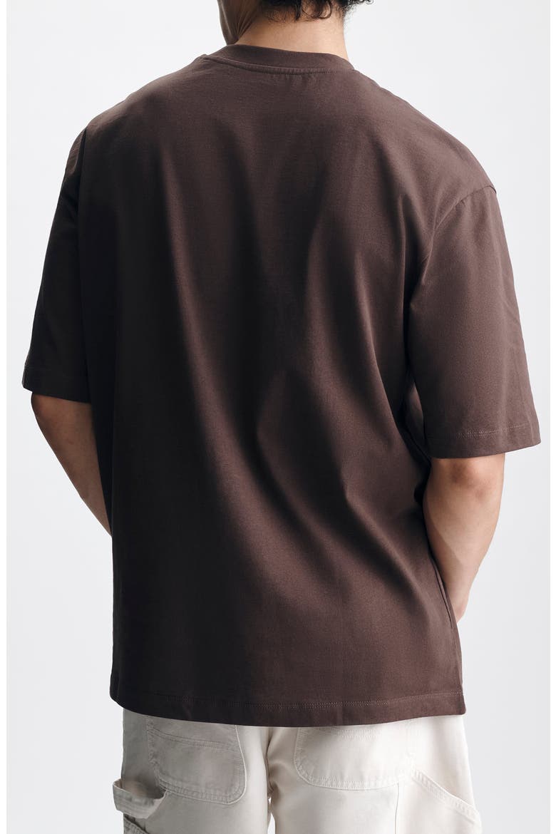 Brooklyn Bridge Loose Fit Pocket Graphic T-Shirt, Alternate, color, FRENCH ROAST