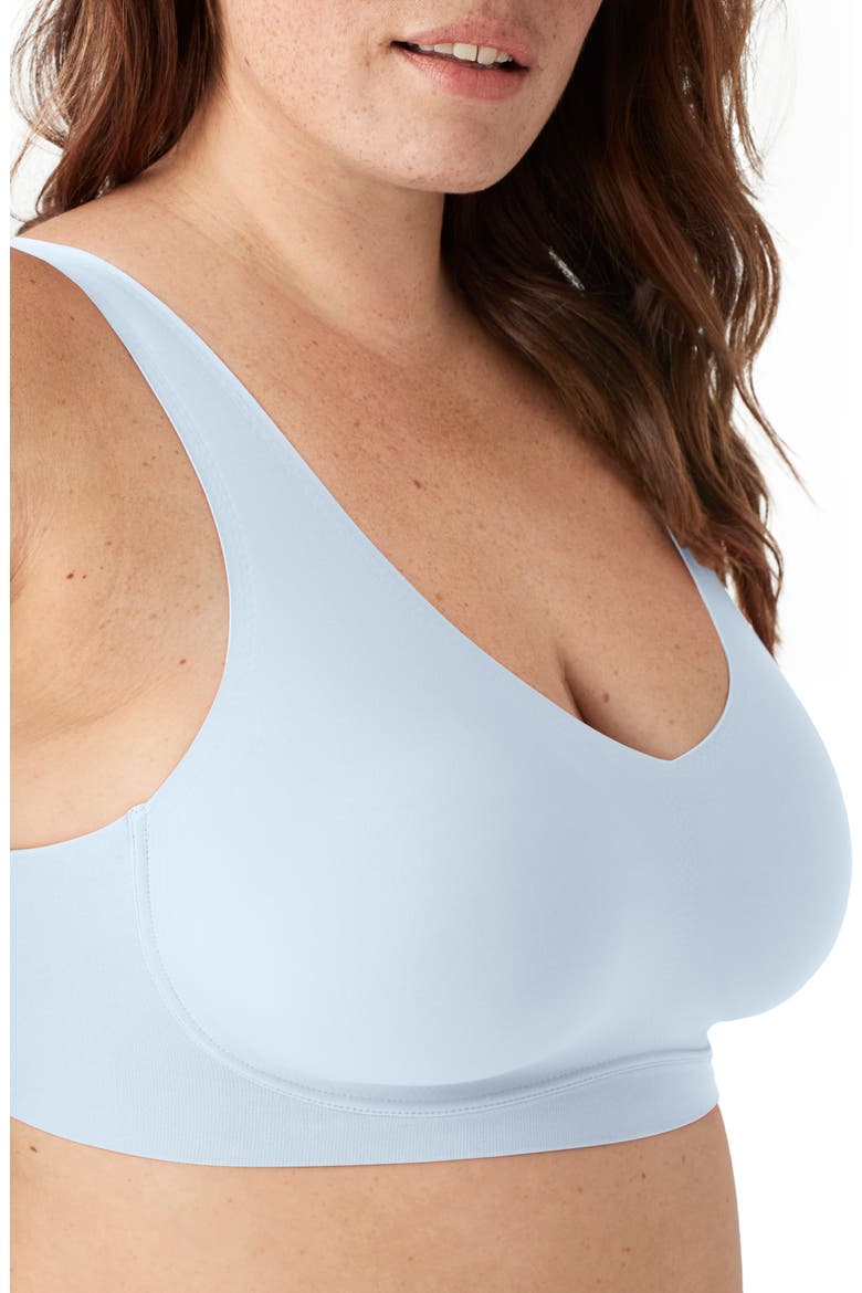 True Body Lift V-Neck Full Cup Soft Form Band Bra, Alternate, color, POWDER BLUE