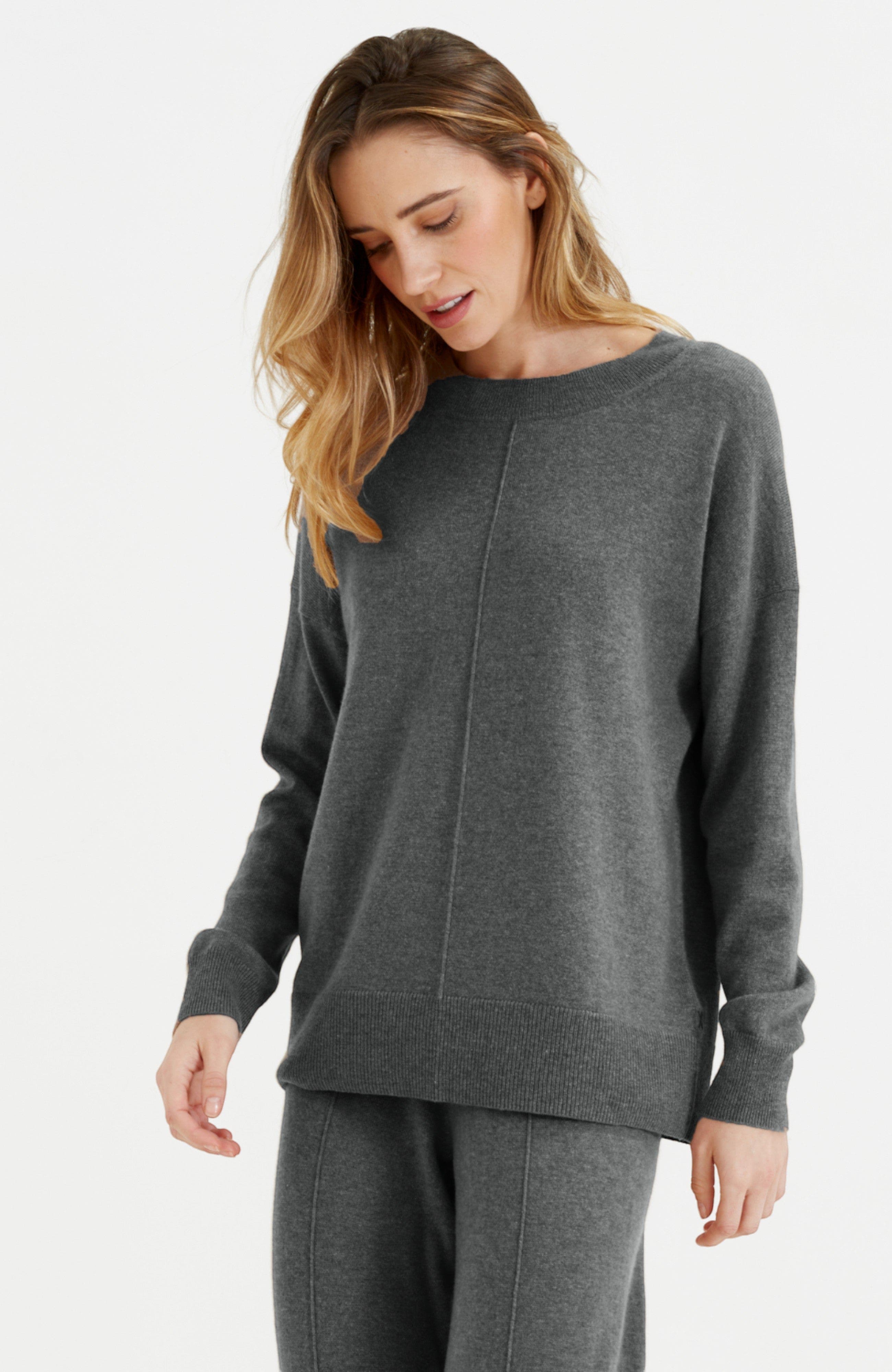 Wool-Cashmere Relaxed Slouchy Sweater - image 3