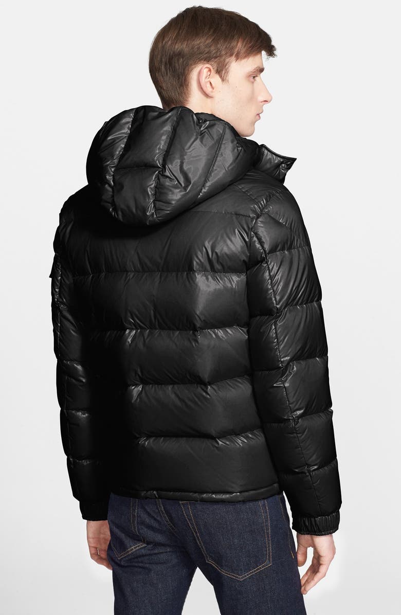Moncler 'Maya' Lacquered Down Jacket, Alternate, color,