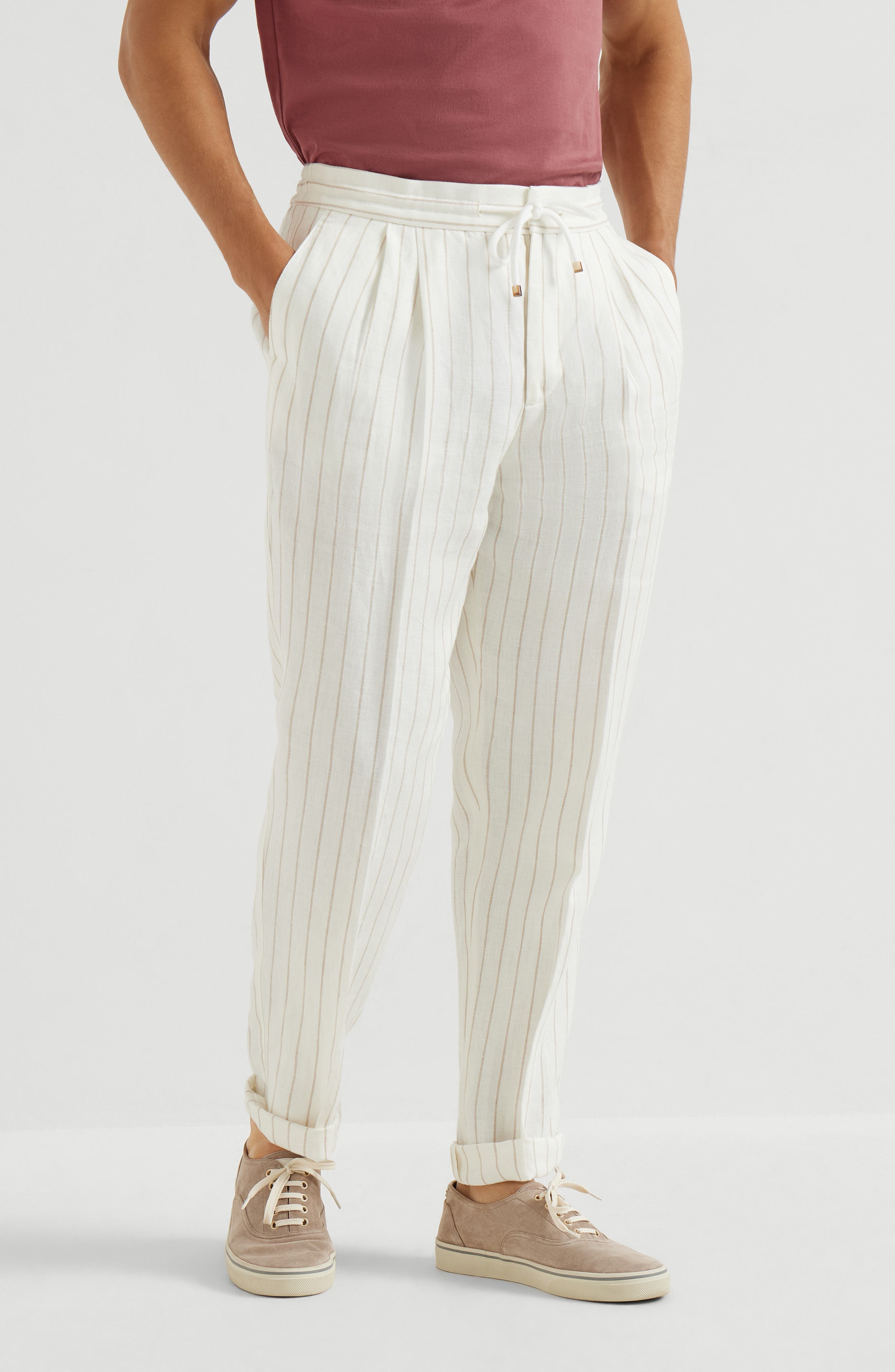 Twill trousers
