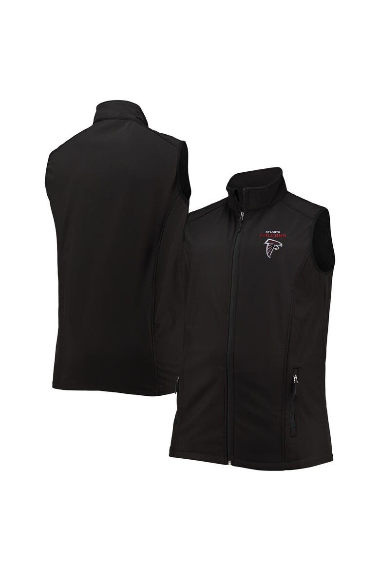 Men's Dunbrooke Black Atlanta Falcons Big & Tall Archer Softshell Full-Zip Vest, Main, color, Black