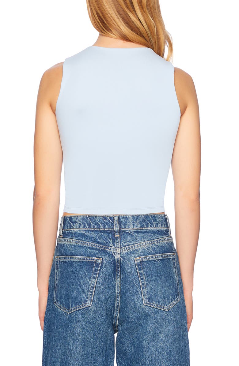 Susana Monaco Crewneck Knit Tank, Alternate, color, Cerulean