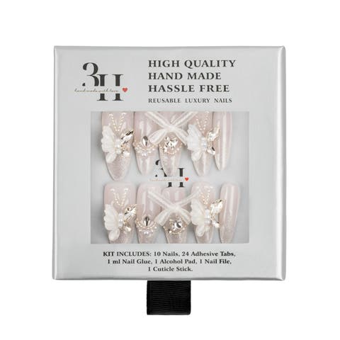 Ethereal Wings Luxury Handmade Press On Nails