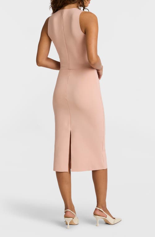 Commando Neoprene Sleeveless Shell Top In Desert Rose
