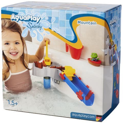 Sploshy Mountain, Bathtime & Water Play Set, Toy Boat & Frog Figurine