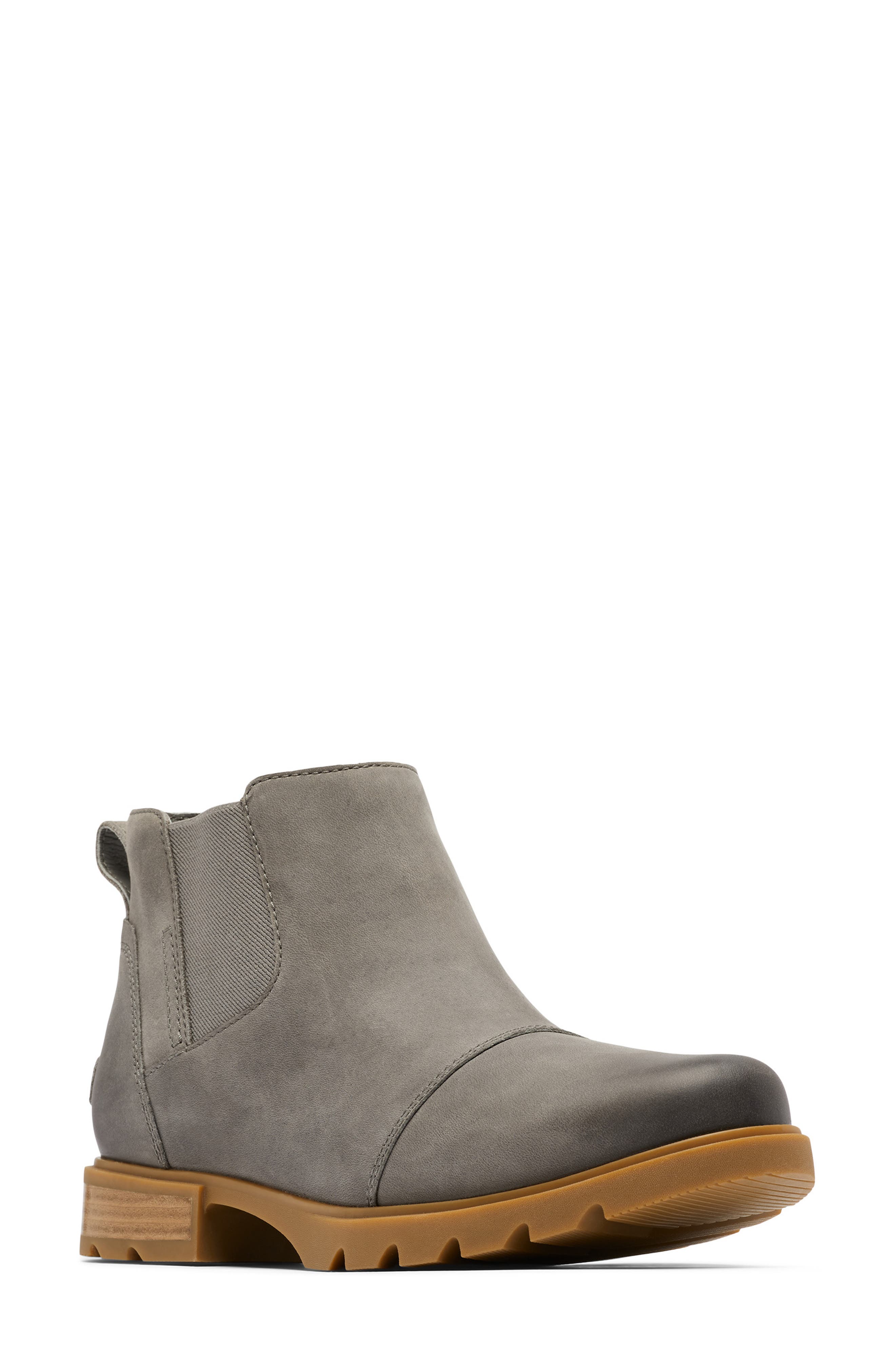 Emelie III Waterproof Chelsea Boot, Main, color, QUARRY/ GUM 2
