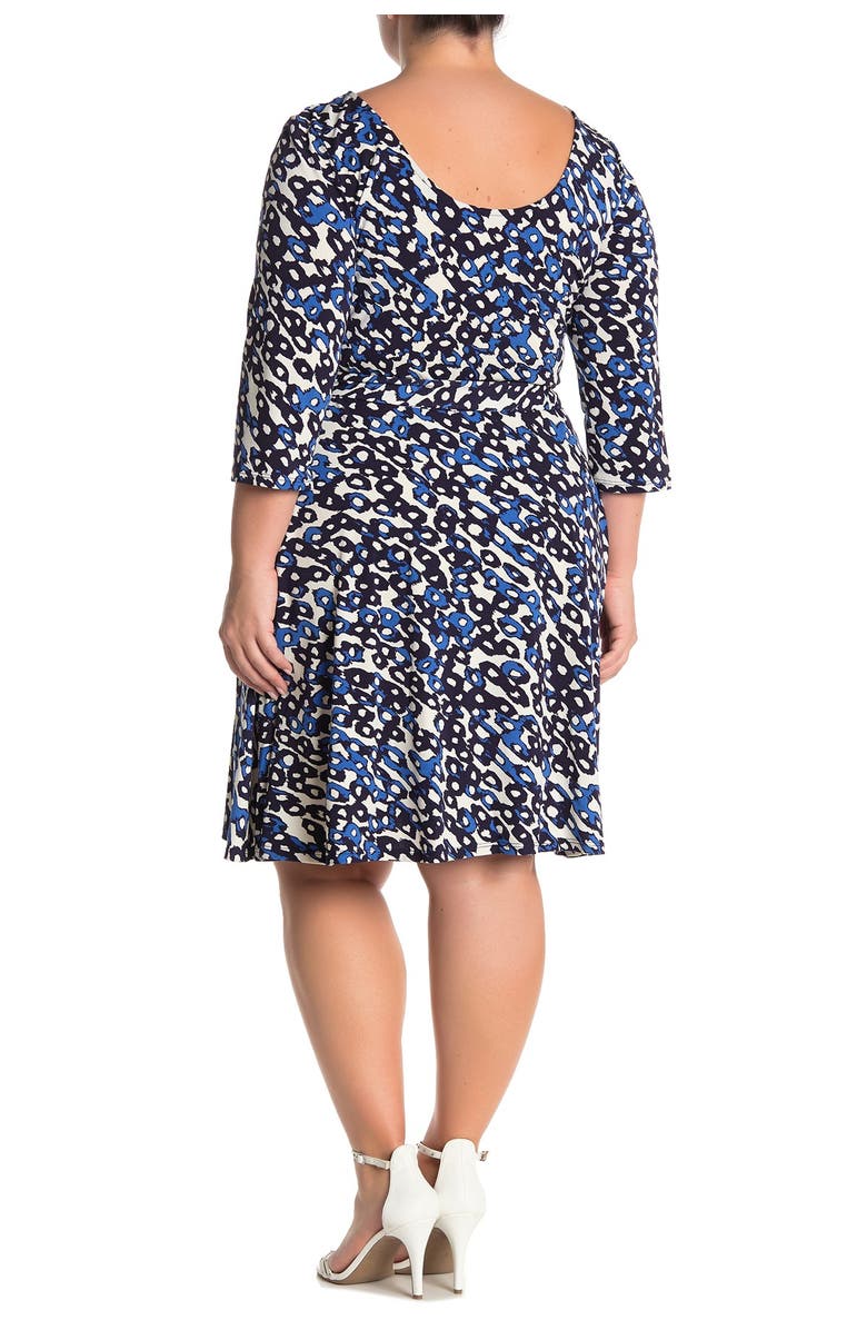 Leota Ilana 3/4 Length Sleeve Dress, Alternate, color,