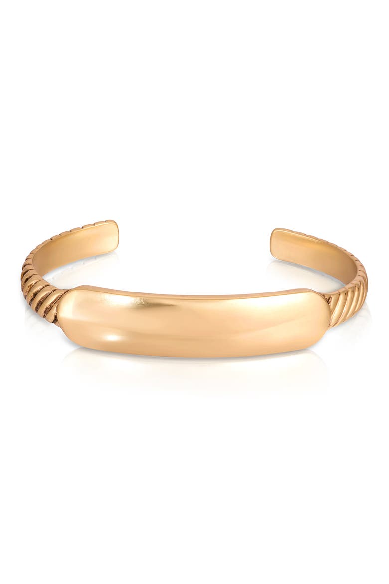 Men's Legacy Cuff Bracelet, Main, color, BRASS