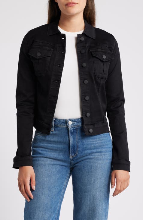 Jean black jacket best sale