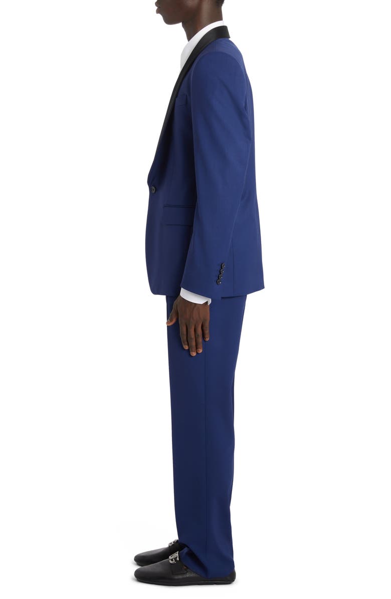 Dolce&Gabbana Sicilia Fit Stretch Wool Blend Tuxedo Jacket, Alternate, color, 