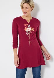Joe Browns Stretch Knit Pleat Tunic