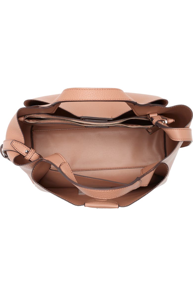 DKNY Willa Satchel Bag, Alternate, color, Hot Cocoa