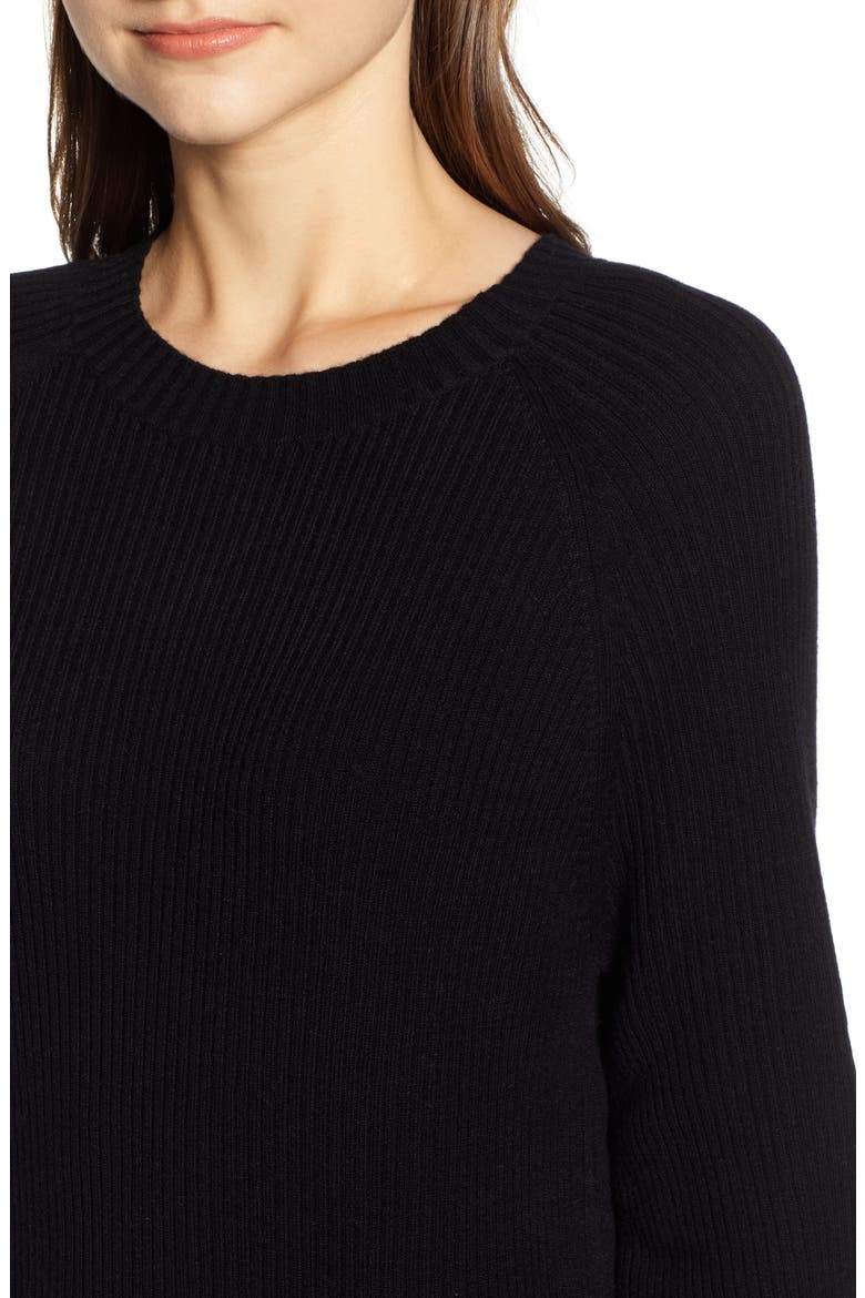 Quaid Knit Sweater Dress, Alternate, color, TRUE BLACK