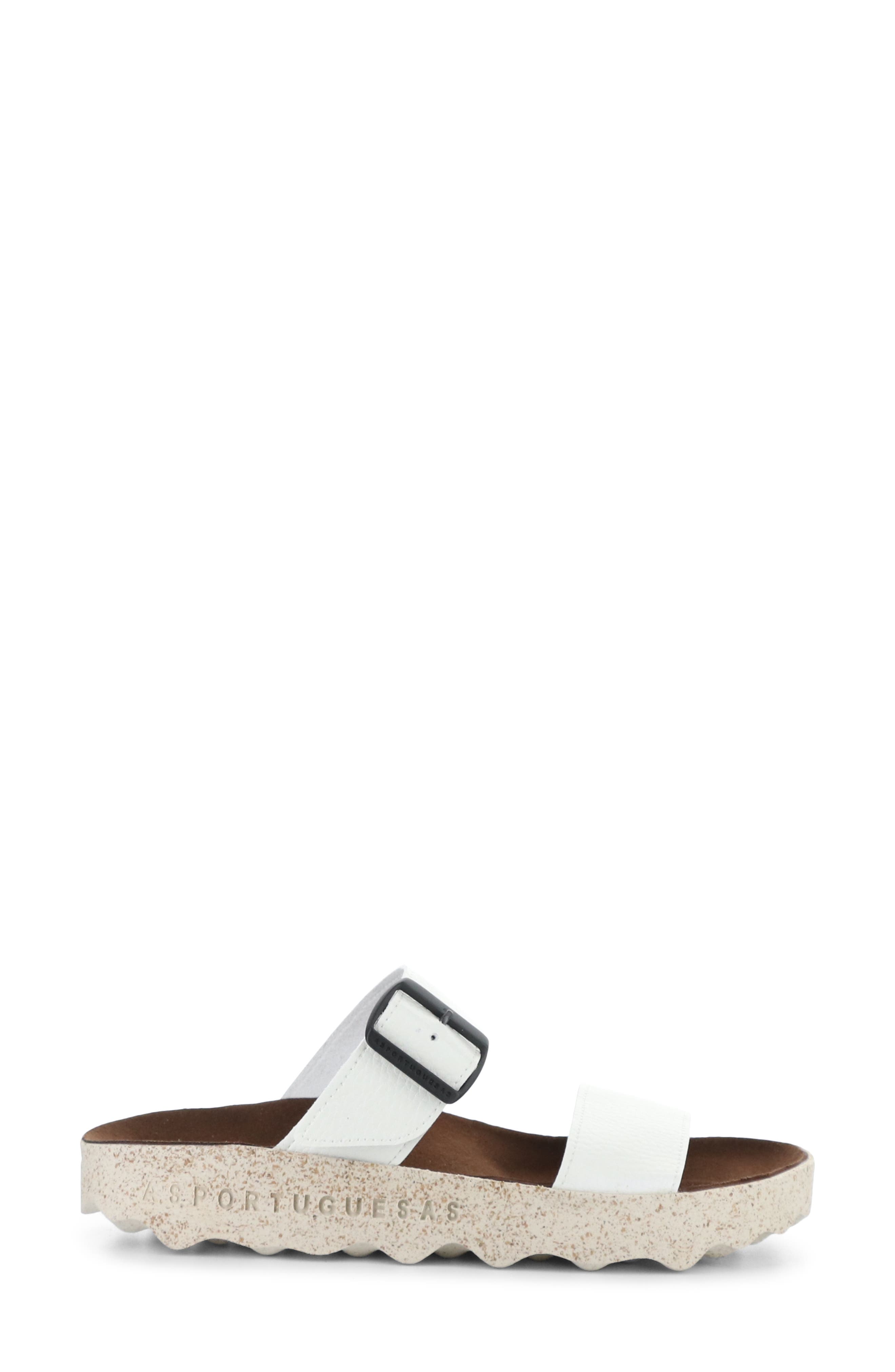 Coly Platform Slide Sandal, Alternate, color, WHITE ECO FAUX LEATHER