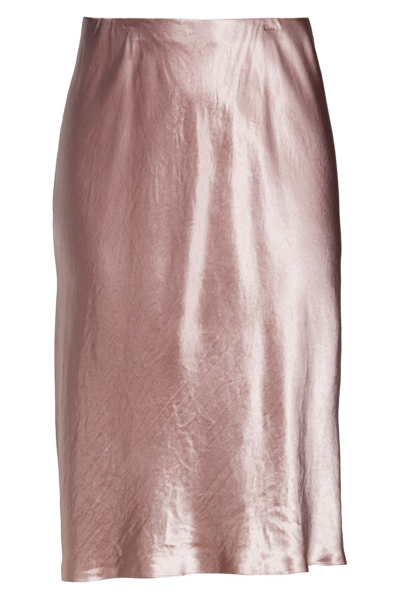 Satin Slip Skirt, Alternate, color, MAVUE ORCHID