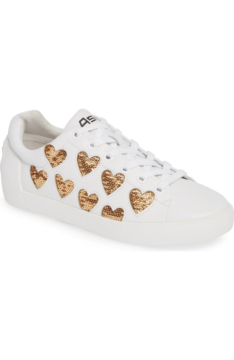 Ash Nikita Sequin Heart Sneaker, Main, color,
