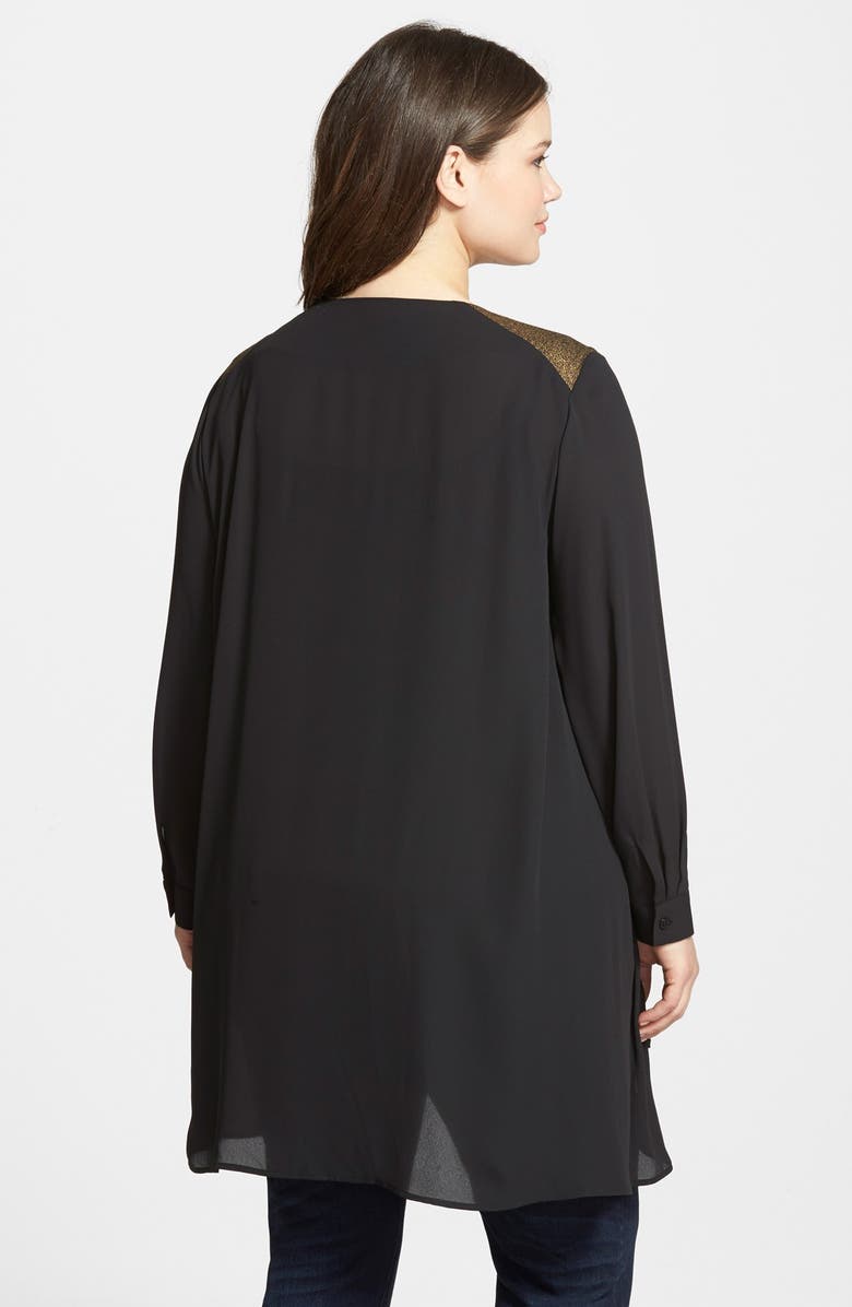 Sejour Split Neck High/Low Tunic, Alternate, color, 