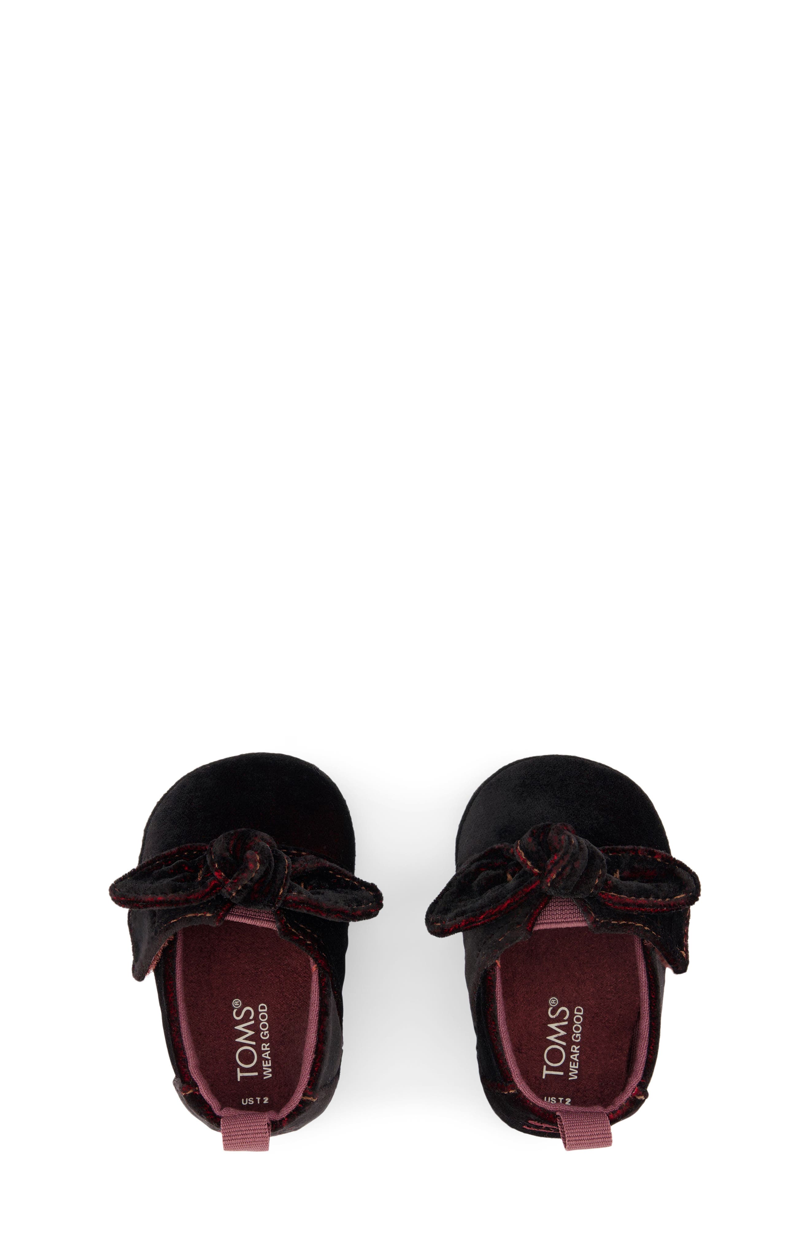 TOMS Alpargata Crib Shoe, Alternate, color, 