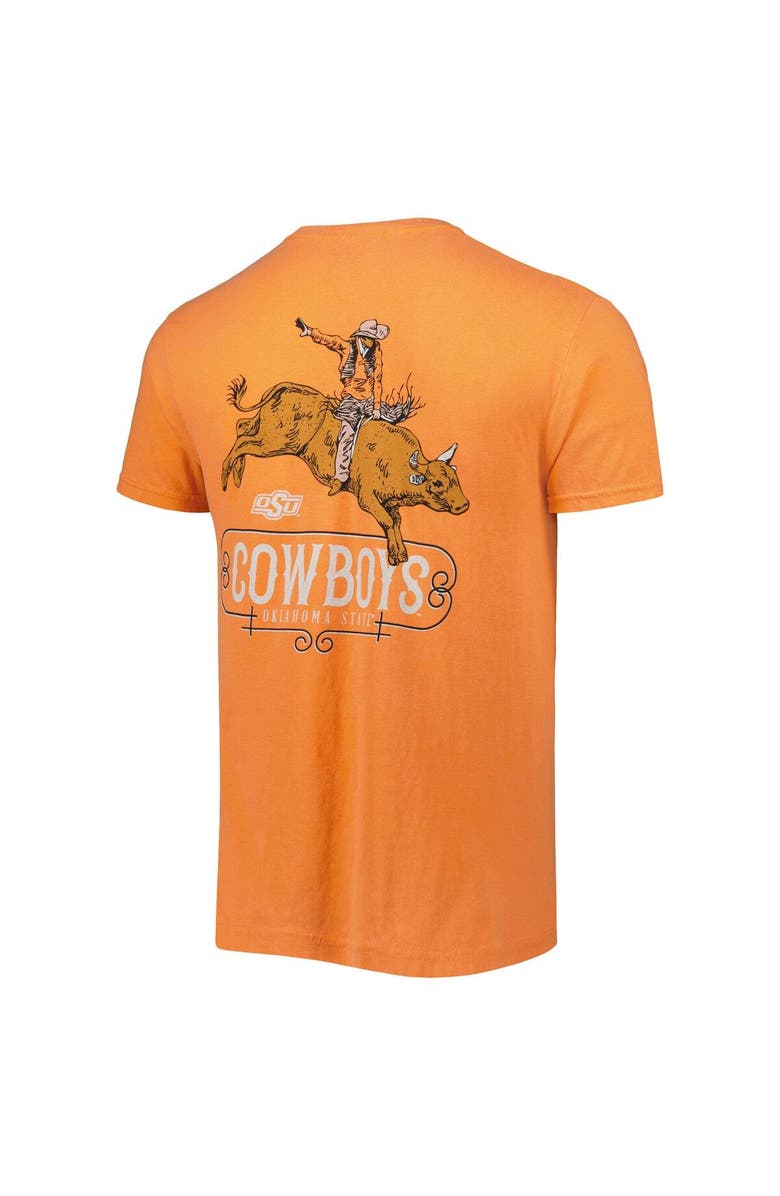 IMAGE ONE Men's Burnt Orange Oklahoma State Cowboys Hyperlocal T-Shirt, Alternate, color, Burnt Orange